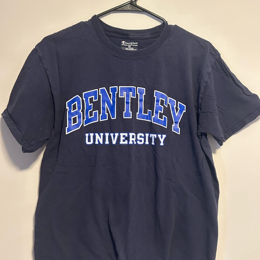 Champion Navy Bentley University Men's T-Shirt